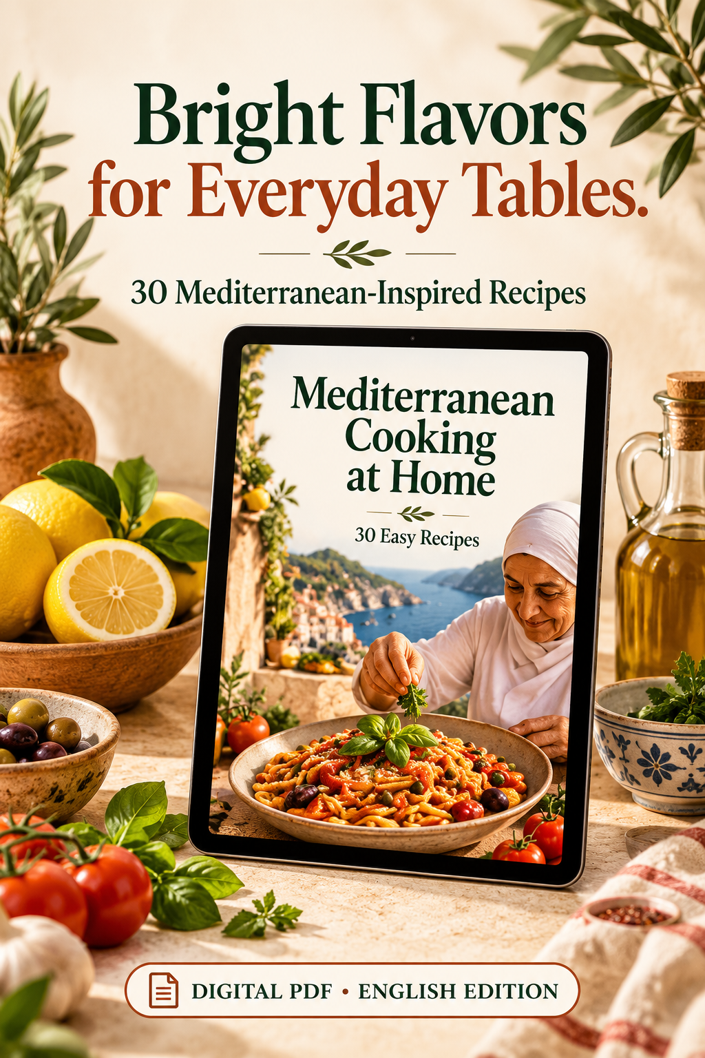 308. Bright Flavors for Everyday Tables. | Mediterranean Cooking PDF