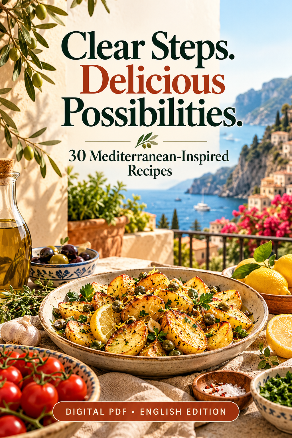 312. Clear Steps. Delicious Possibilities. | Mediterranean Cooking PDF