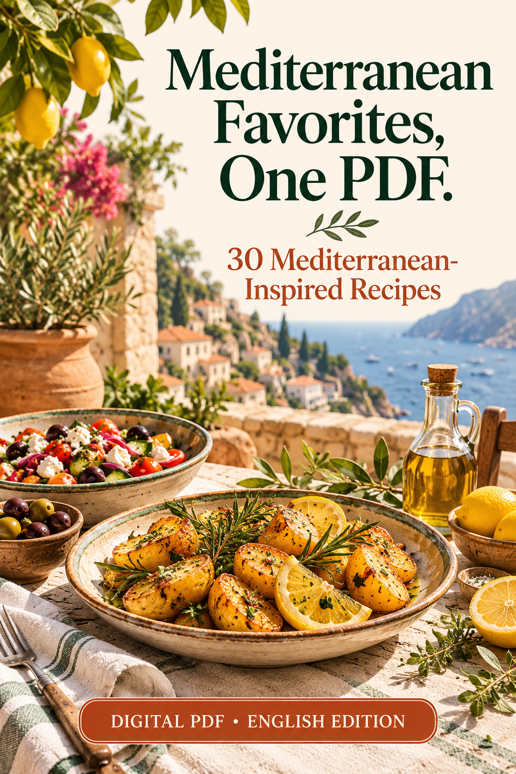 317. Mediterranean Favorites, One PDF. | Mediterranean Cooking PDF