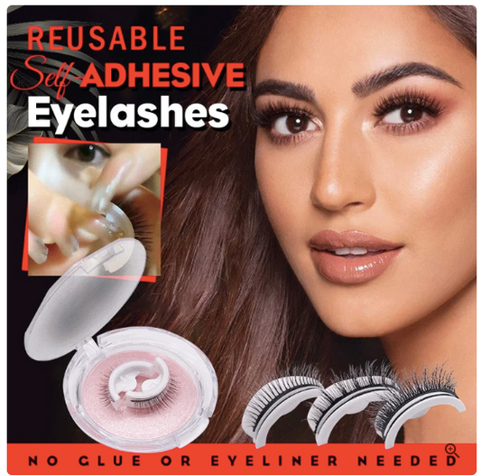 100. Reusable Adhesive Eyelashes