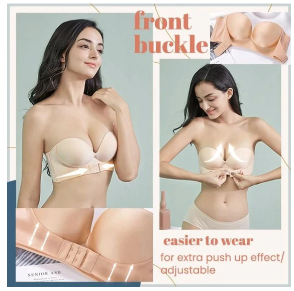 102. Strapless Front Buckle Lift Bra